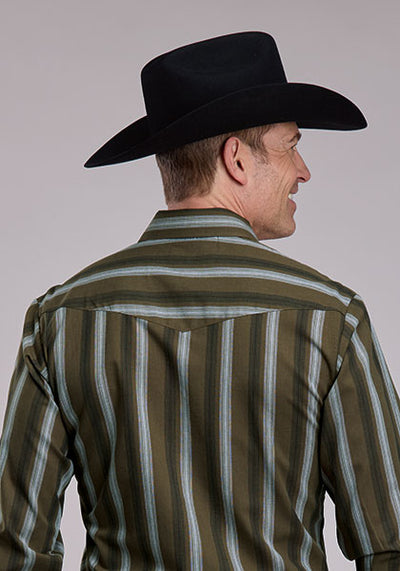Roper Men's Striped Western Shirt