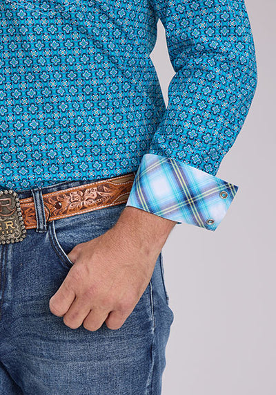 Men's Roper Bluebird Foulard Long Sleeve Shirt