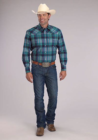 Roper Men's Long Sleeve Plaid Shirt