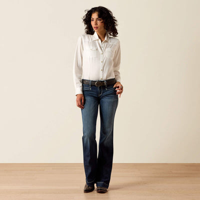 Ariat Women's Trouser Mid Rise Stretch Entwined Jeans