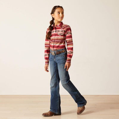 Ariat Girl's Serape Stripe Western Shirt