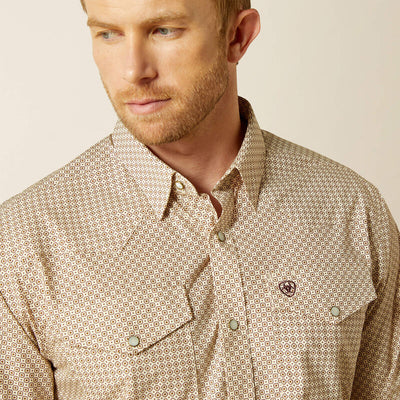 Ariat Men's Wrinkle Free Eddie Fitted Shirt