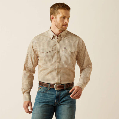 Ariat Men's Wrinkle Free Eddie Fitted Shirt