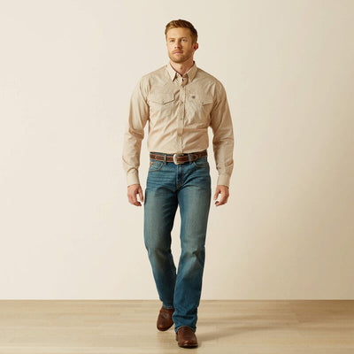 Ariat Men's Wrinkle Free Eddie Fitted Shirt