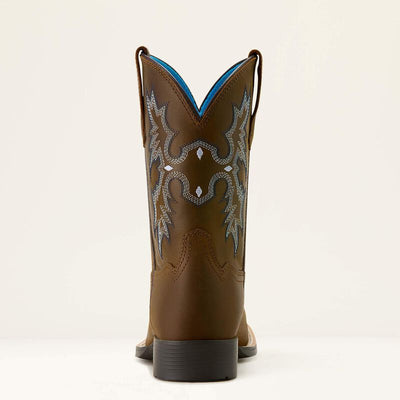 Ariat Boy's Tombstone Wide Square Toe Western Boot