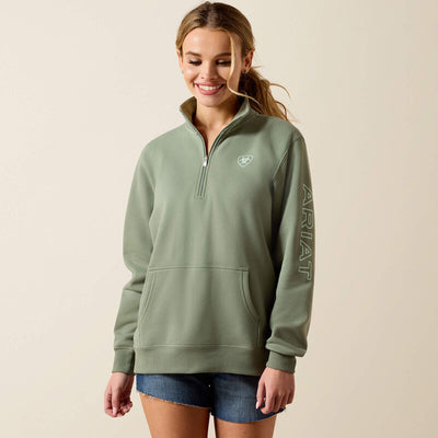 Ariat Women's Logo 1/2 Zip Sweatshirt