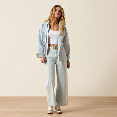 Ariat Women's Ultra High Rise Jazmine Wide Leg Jean