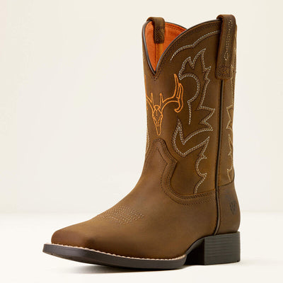 Ariat Kid's Deer Ridge Wide Square Toe Western Boot