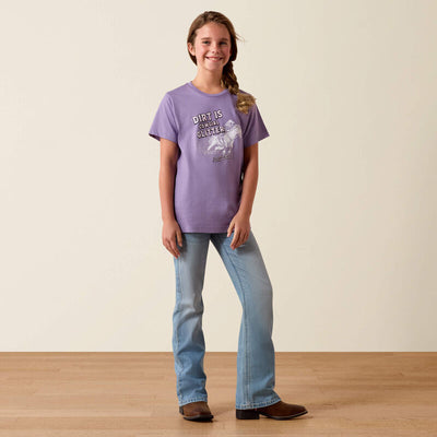 Ariat Girl's Dirt is Glitter T-Shirt