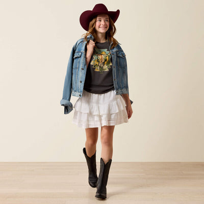 Ariat Girl's Desert Steer T-Shirt