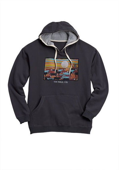 Tin Haul Men's Herd of Cattle Screen Print Hoodie