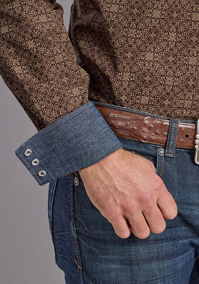 Stetson Men's Vintage Ornamental Western Shirt