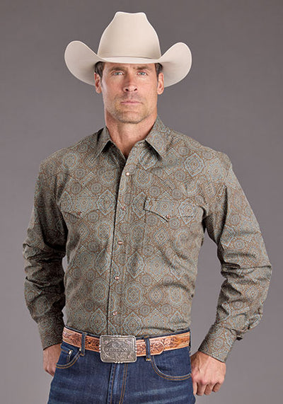 Stetson Men's Victorian Paisley Shirt