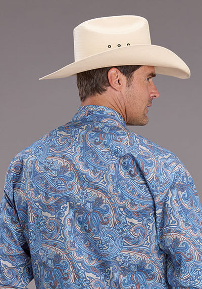 Stetson Men's Sunrise Paisley Western Shirt