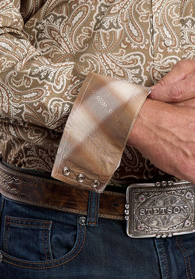 Stetson Men's Paisley Print Shirt