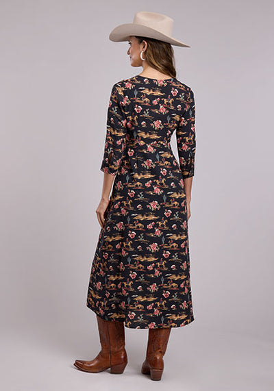 Stetson Women's Printed Long Dress