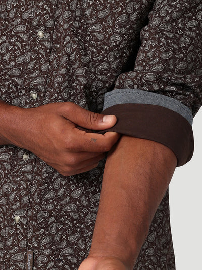 Wrangler Men's Retro Premium Paisley Shirt