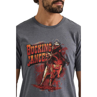 Wrangler Men's "Bucking Cancer" Graphic T-Shirt