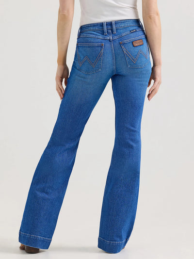 Wrangler Women's Retro Mae Wide Leg Trouser Jean