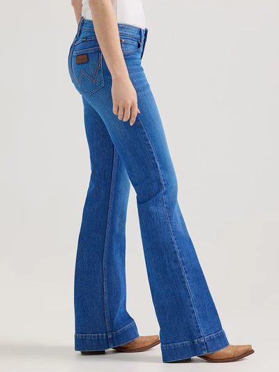 Wrangler Women's Retro Mae Wide Leg Trouser Jean