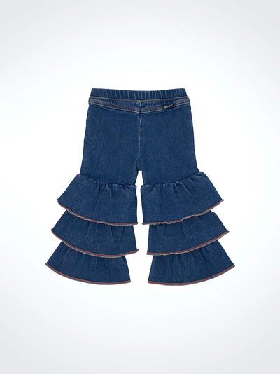 Wrangle Little Girl's Tiered Flare Jean