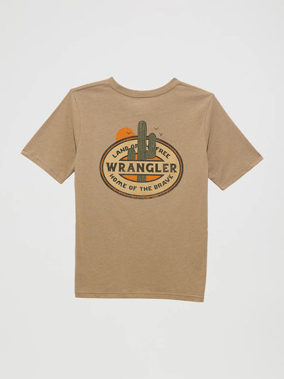 Wrangler Boy's Western Back Graphics T-Shirt
