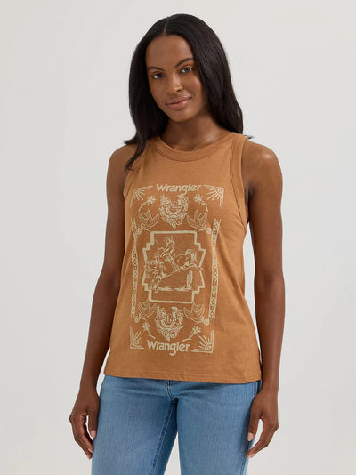 Wrangler Women's Graphic Goddess Tank Top