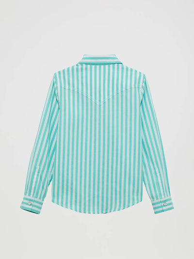 Wrangler Girl's Striped Western Shirt