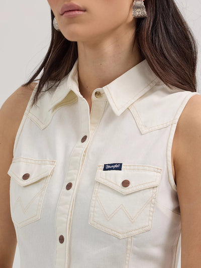 Wrangler Women's Snap Shift Dress