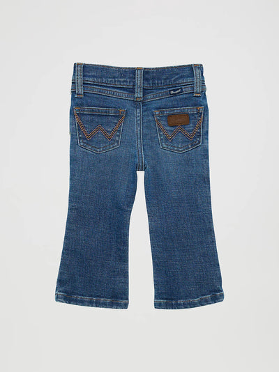 Wrangler Little Girl's W Stitched Bootcut Jean