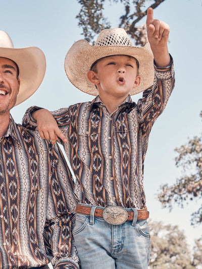 Wrangler Boy's Checotah Western Shirt