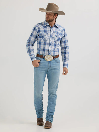 Wrangler Men's Sawtooth Pocket Western Shirt