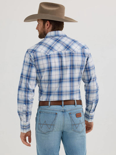 Wrangler Men's Sawtooth Pocket Western Shirt