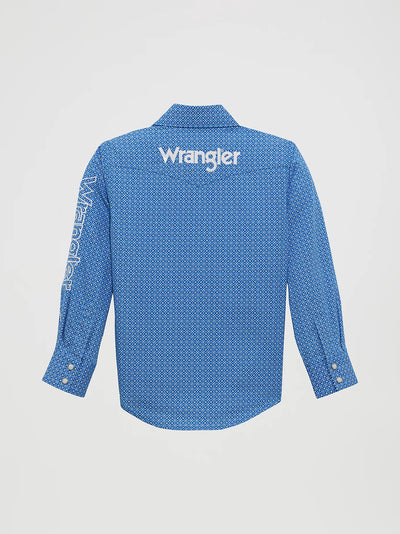 Wrangler Boy's Logo Western Shirt