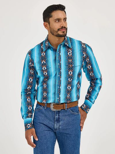 Wrangler Men's Checotah Printed Shirt
