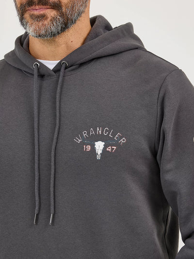 Wrangler Men's Long Live Cowboys Pullover Hoodie