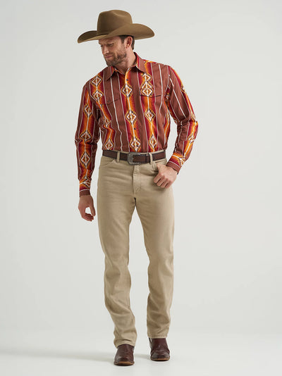 Wrangler Men's Checotah Printed Shirt