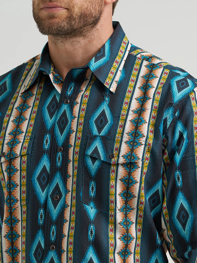 Wrangler Men's Checotah Print Shirt