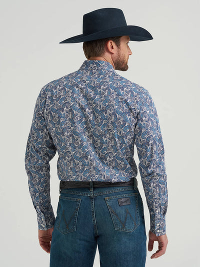 Wrangler Men's Paisley 20X Competition Shirt