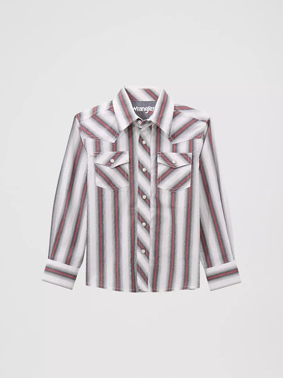 Wrangler Boy's 20X Advanced Comfort Stripe Shirt