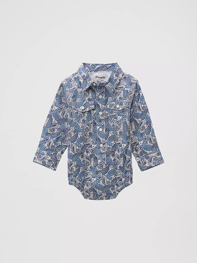 Wrangler Baby Boy's Paisley Bodysuit