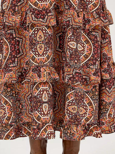 Wrangler Women's Ruffle Accent Maxi Dress