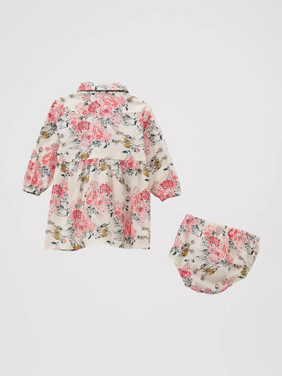 Wrangler Little Girl's Floral Print Dress