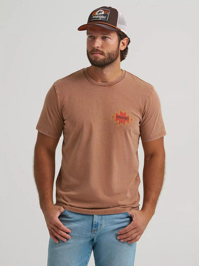 Wrangler Men's Southwestern Bronco Back Graphic T-Shirt