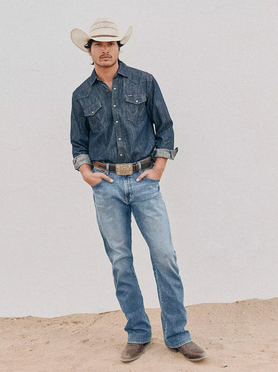 Wrangler Men's Retro Relaxed Fit Western Jean