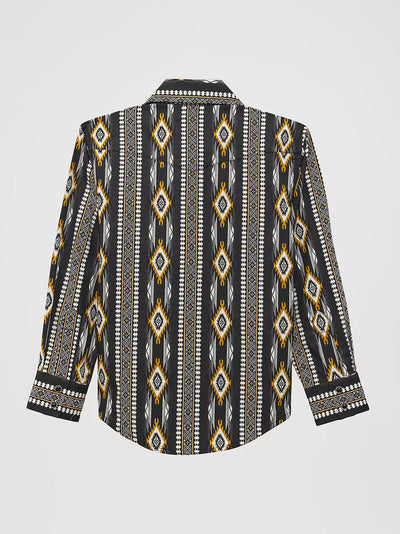 Wrangler Boy's Checotah Geometric Print Shirt