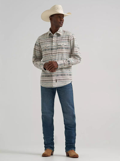 Wrangler Men's Retro Premium Printed Shirt