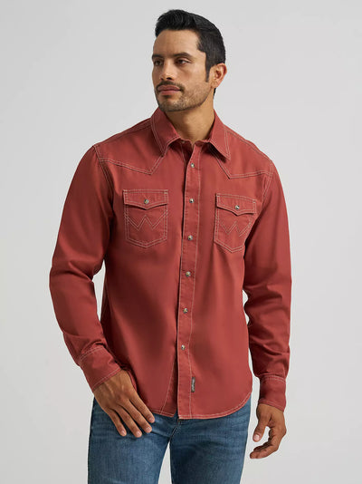Wrangler Men's Retro Premium Western Shirt