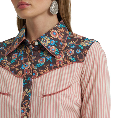 Wrangler X Women's Lainey Wilson Prairie Print Shirt