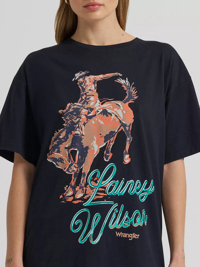 Wrangler X Women's Lainey Wilson Work Don't Work Oversized Tee